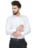 Swisscott Men's 100% Cotton Slim Fit Formal Shirts