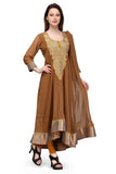 Aujjessa Women's Asymmetrical Hemline Salwar Suit Set