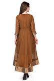 Aujjessa Women's Asymmetrical Hemline Salwar Suit Set