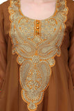 Aujjessa Women's Asymmetrical Hemline Salwar Suit Set