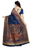 Rani Saahiba Kalamkari Printed Art Bhagalpuri Silk Saree